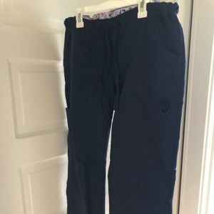 Navy blue small scrub bottoms